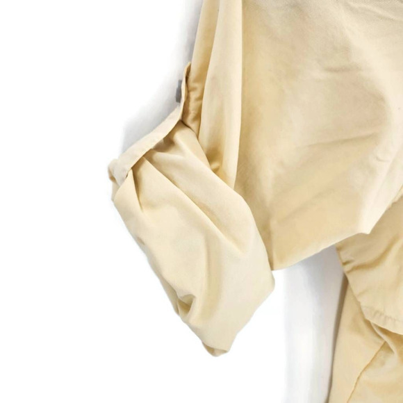 Little Donkey Andy Mens Power Dry Fishing Shirt Yellow Button Vented Pockets L - Picture 5 of 8
